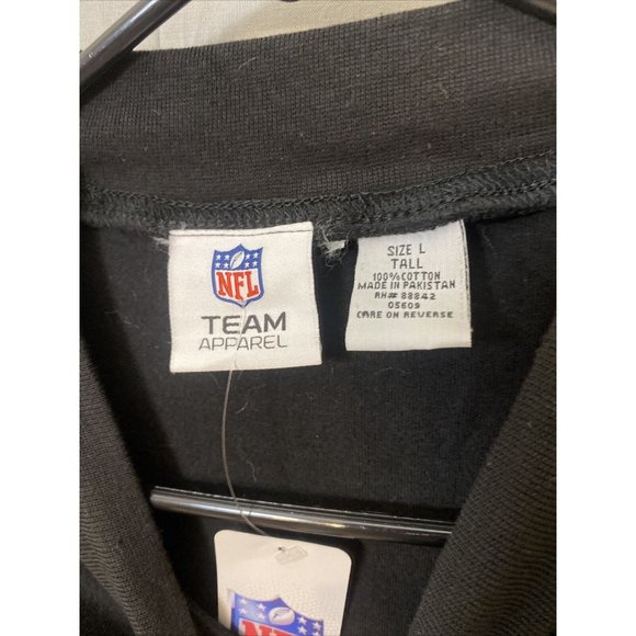 NFL Team Apparel Mens Long Sleeve Shirt Black San Francisco 49ers Size LT Large - Picture 3 of 6